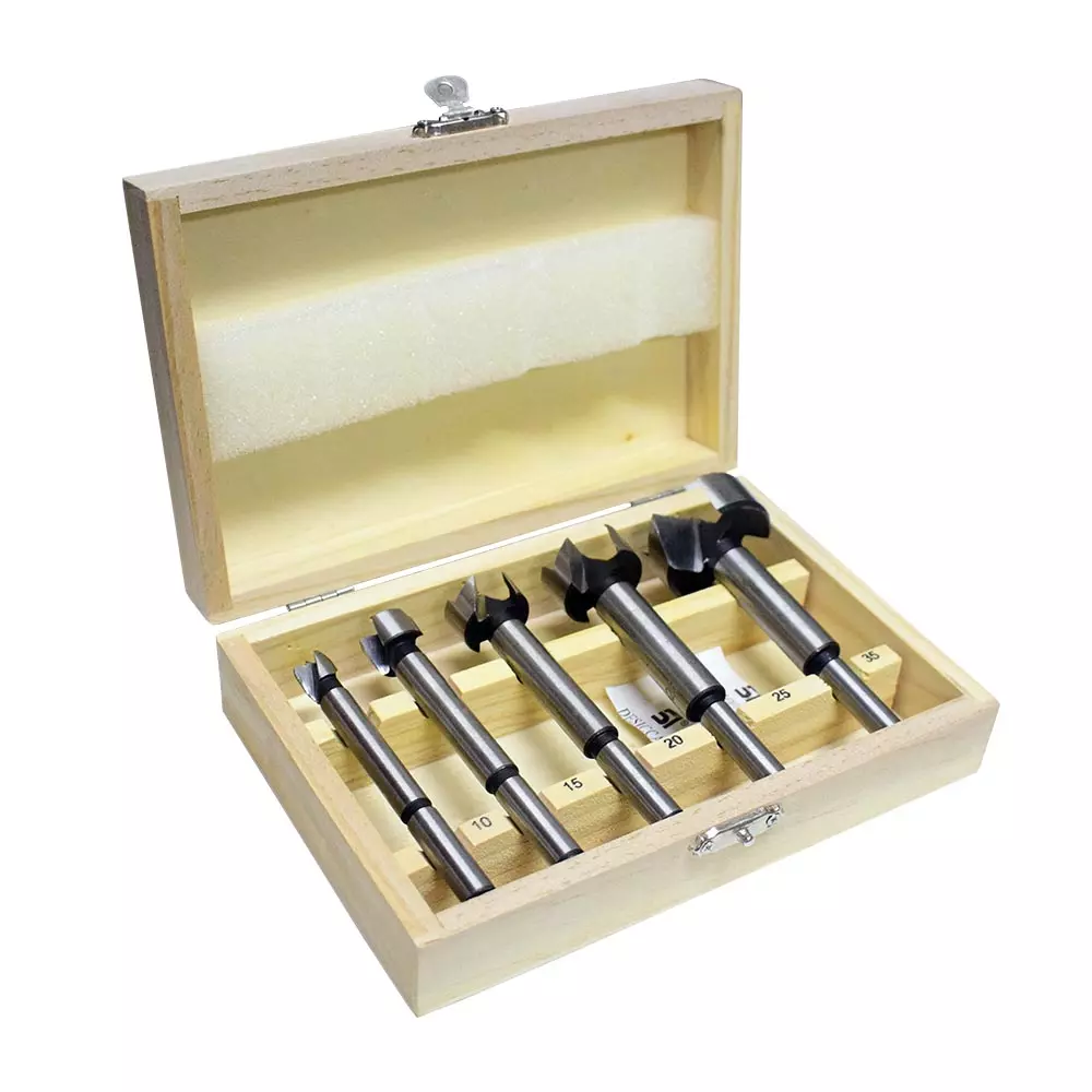 Jogo Fresa P/Dobradiça Forstner 10 A 35 5 Peças Sparta